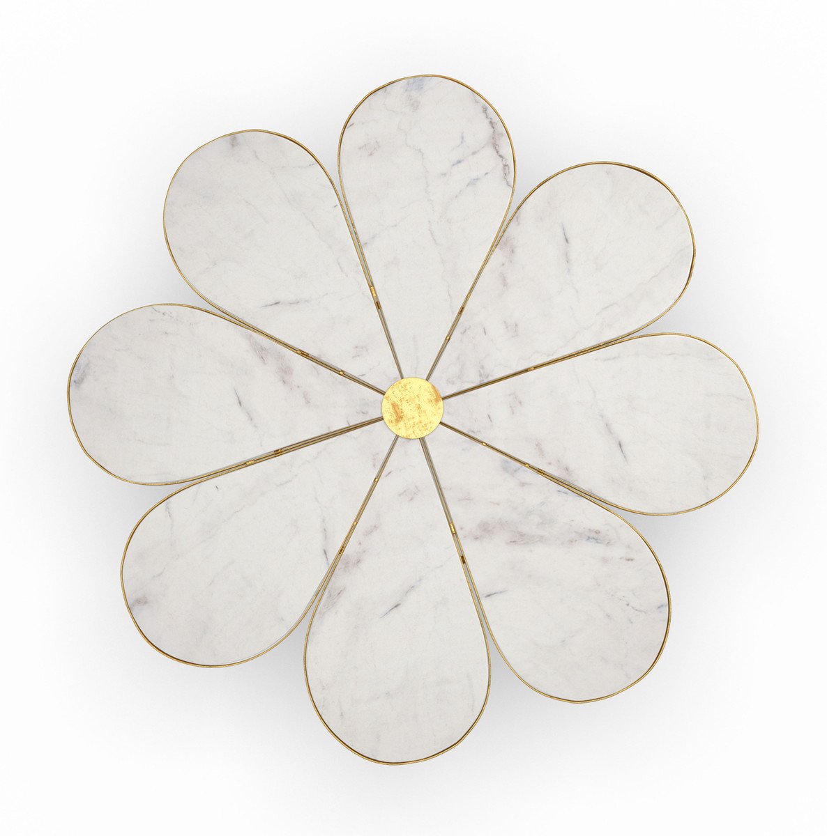 Flower Marble Cocktail Table