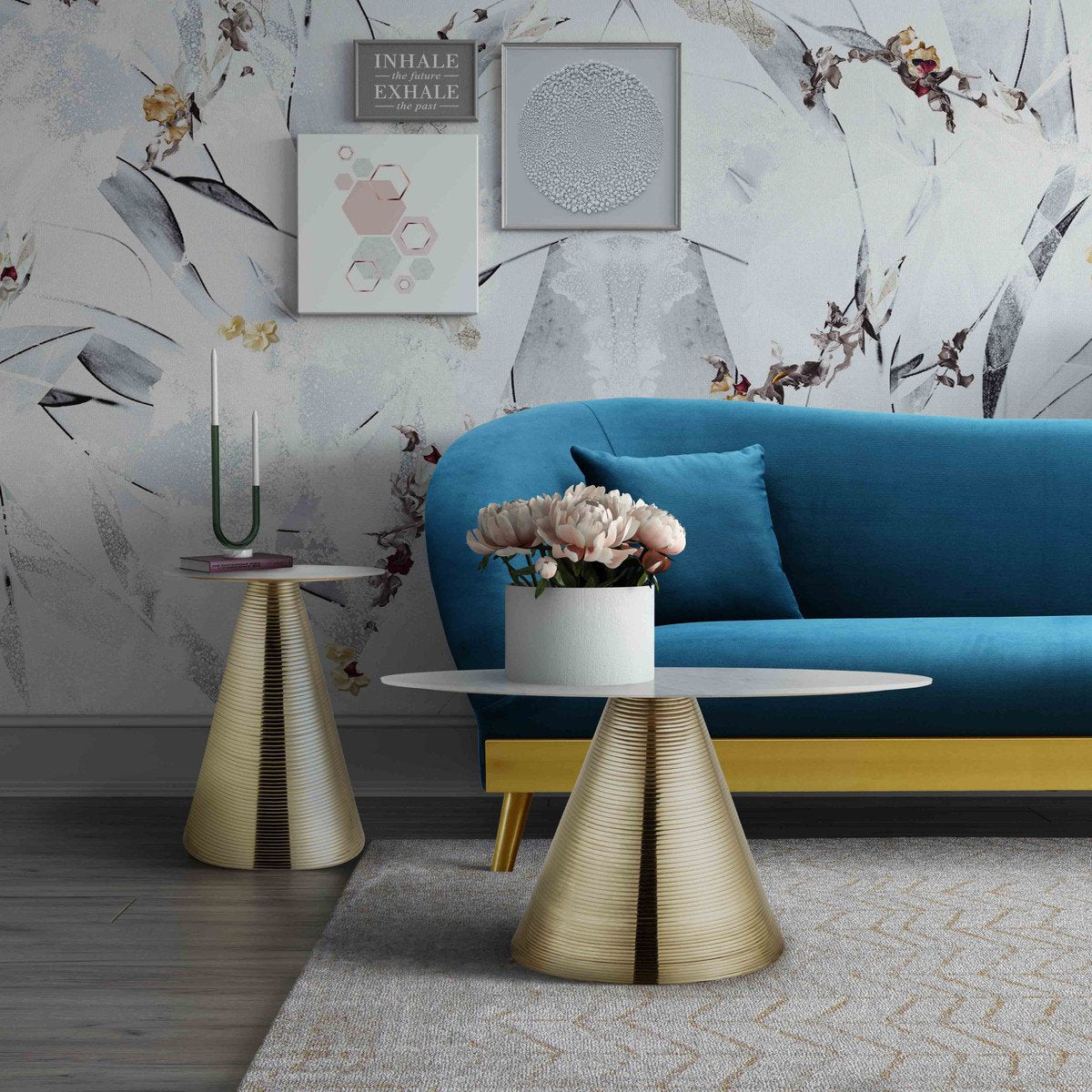 Tempo Marble Cocktail Table