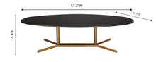 Load image into Gallery viewer, Gemma Black Marble Coffee Table
