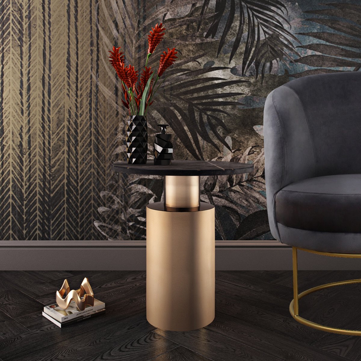 Terzo Marble Side Table