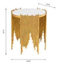 Load image into Gallery viewer, Waterfall side table