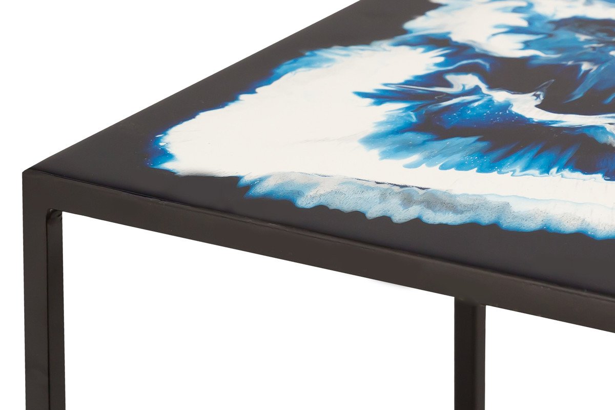 Enamel Side Tables (Set of 2)