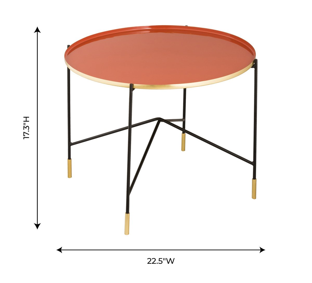Enamel Petite Cocktail Table
