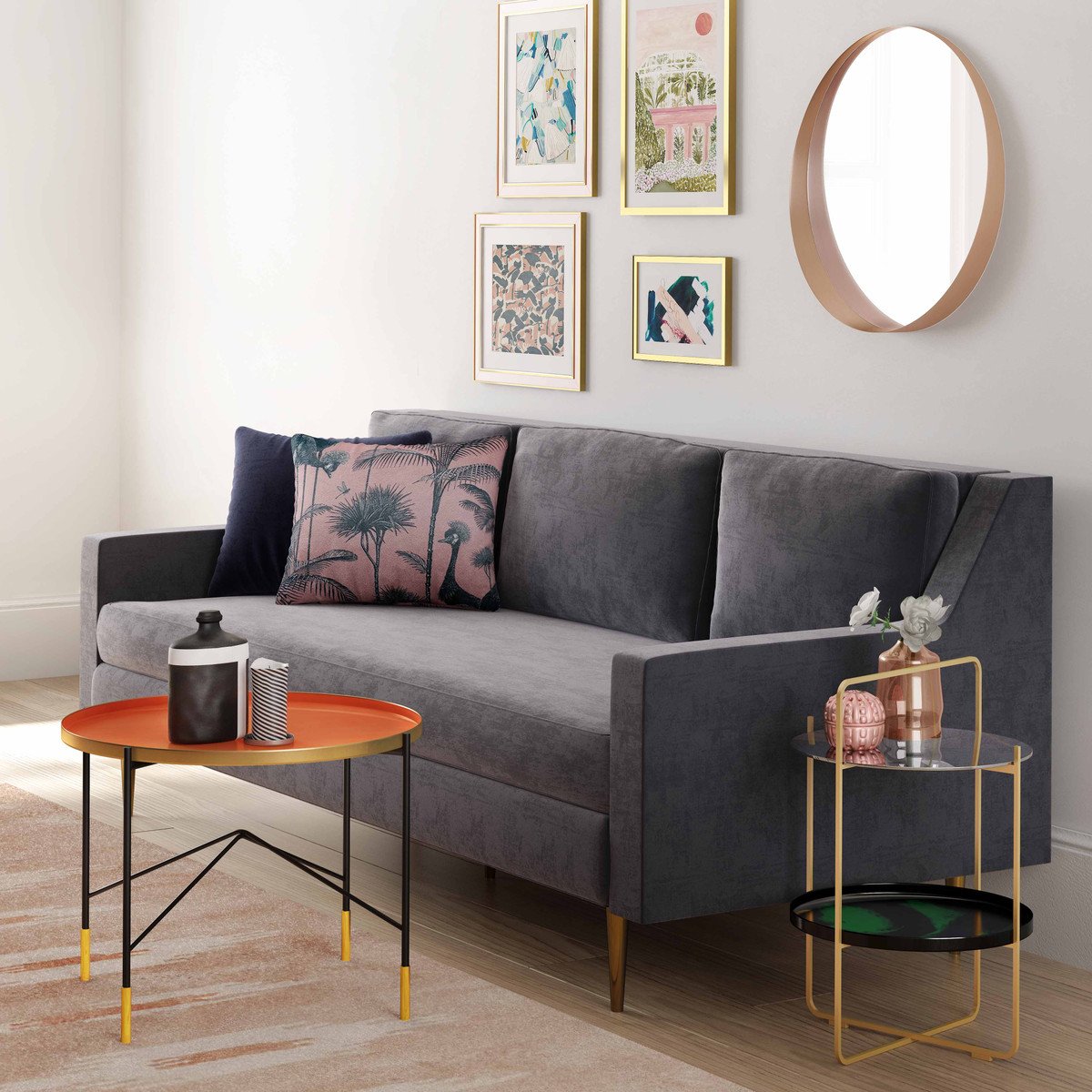 Enamel Petite Cocktail Table