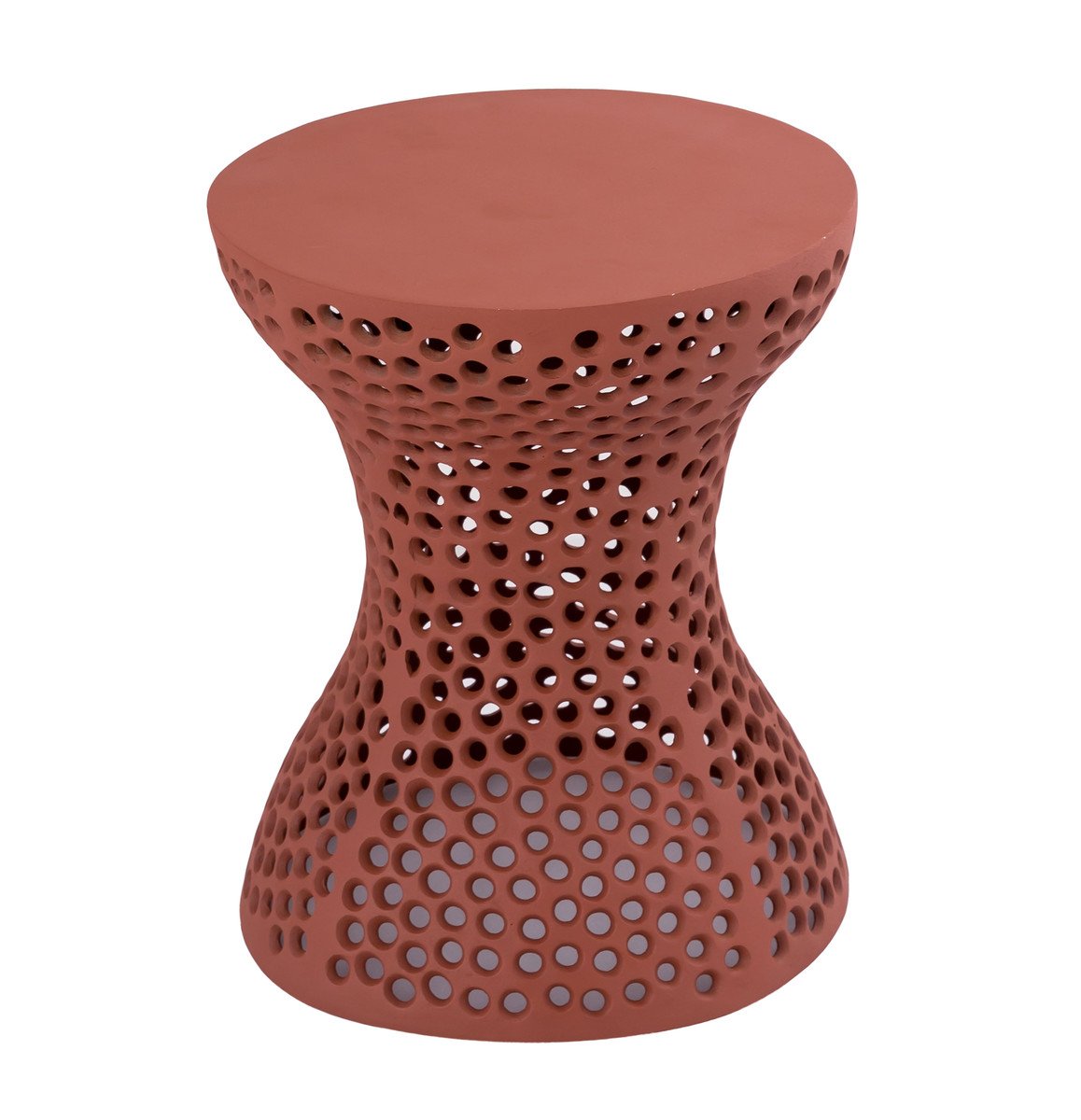 Rollo Apricot Textured Side Table