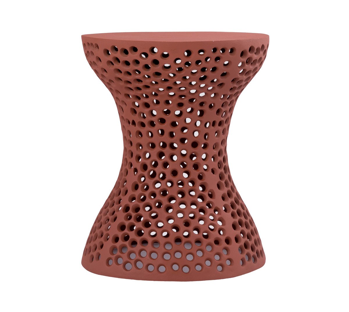 Rollo Apricot Textured Side Table