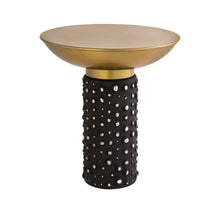 Load image into Gallery viewer, Glass and Brass Side Table