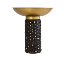 Load image into Gallery viewer, Glass and Brass Side Table