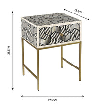 Load image into Gallery viewer, Bone Inlay Side Table