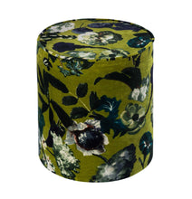 Load image into Gallery viewer, Floral Velvet Pouf