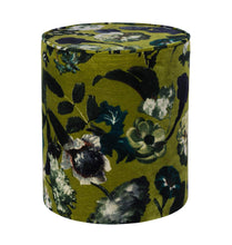 Load image into Gallery viewer, Floral Velvet Pouf