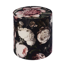 Load image into Gallery viewer, Floral Velvet Pouf