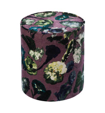 Load image into Gallery viewer, Floral Velvet Pouf