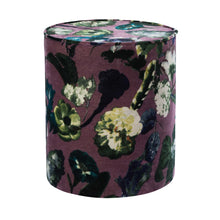 Load image into Gallery viewer, Floral Velvet Pouf