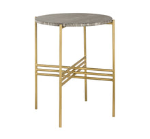 Load image into Gallery viewer, Cress Black Marble Side Table