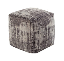 Load image into Gallery viewer, Chenille Cotton Jacquard Pouf
