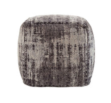 Load image into Gallery viewer, Chenille Cotton Jacquard Pouf