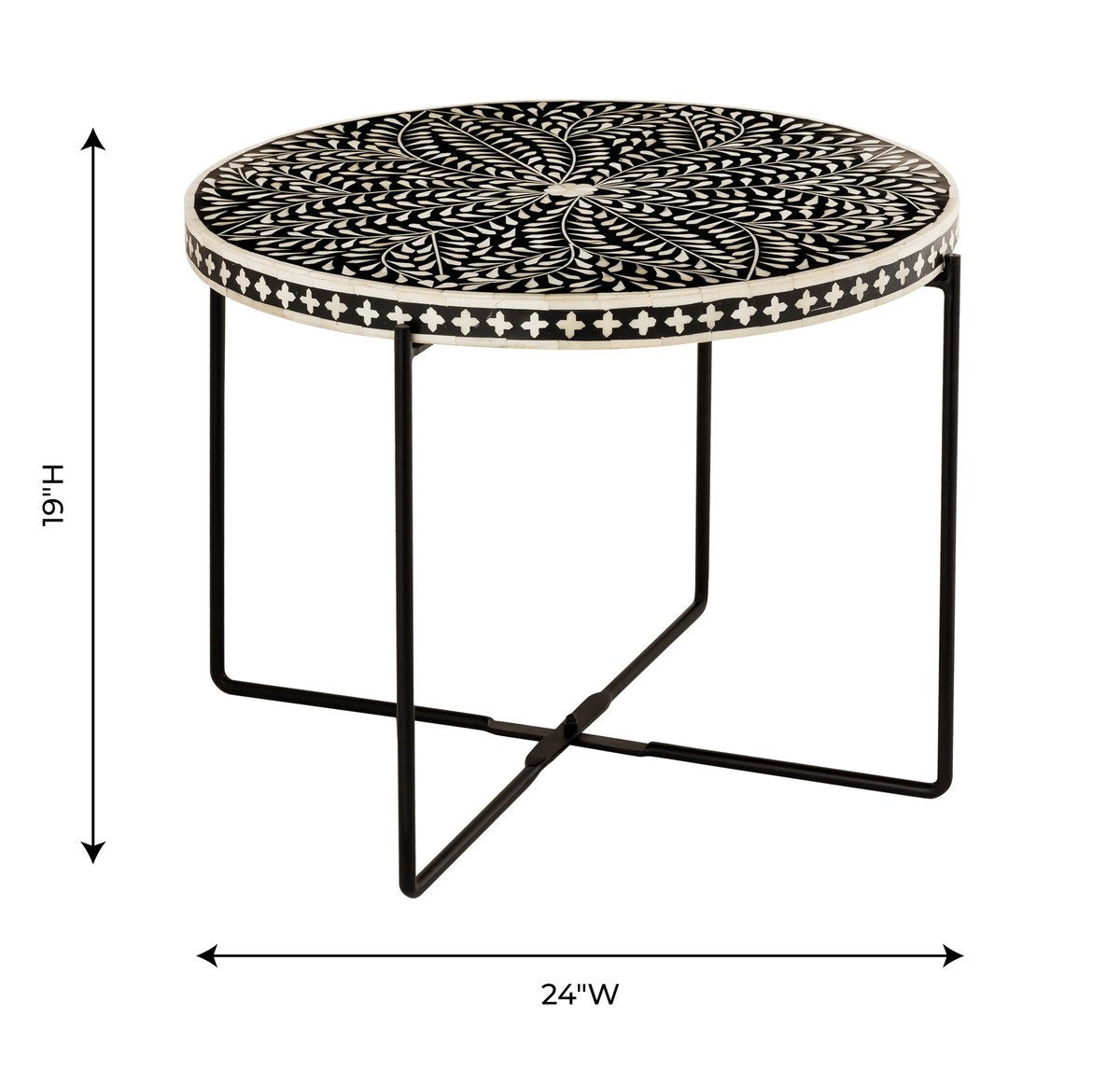 Regina Bone Inlay Cocktail Table