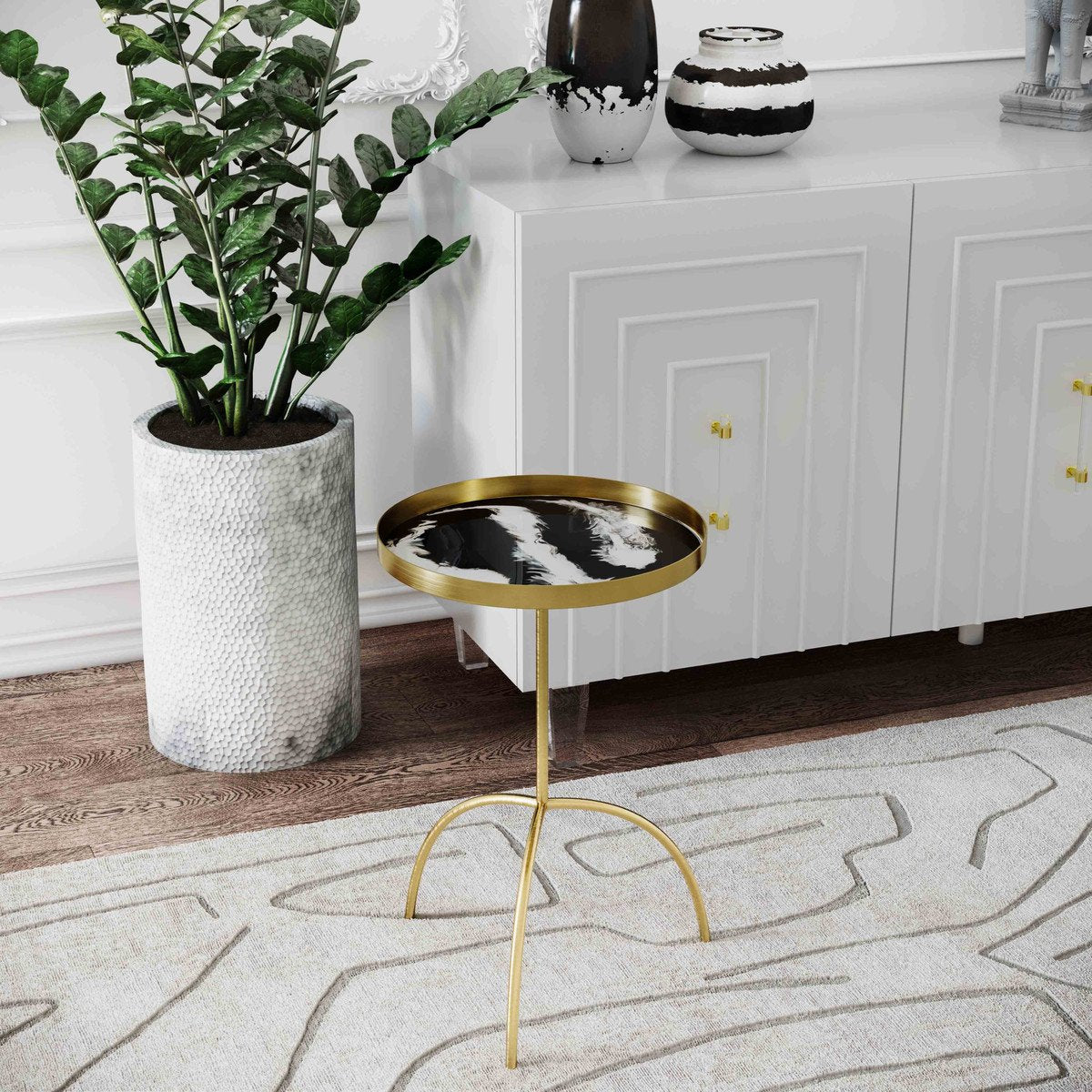 Enamel Accent Table