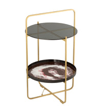 Load image into Gallery viewer, Enamel Side Table