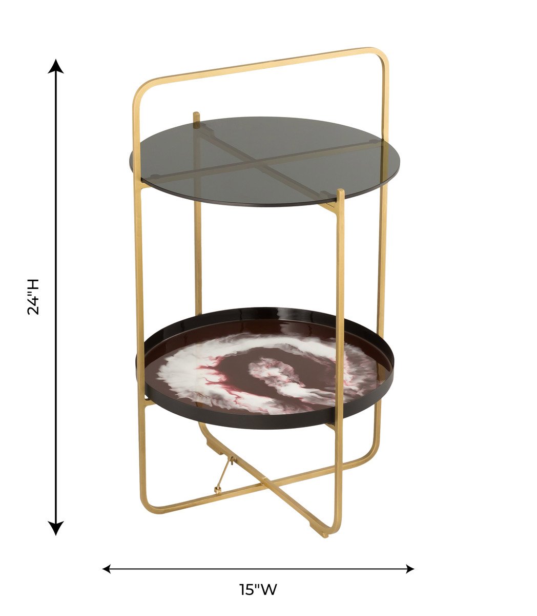 Enamel Side Table