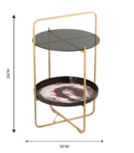 Load image into Gallery viewer, Enamel Side Table