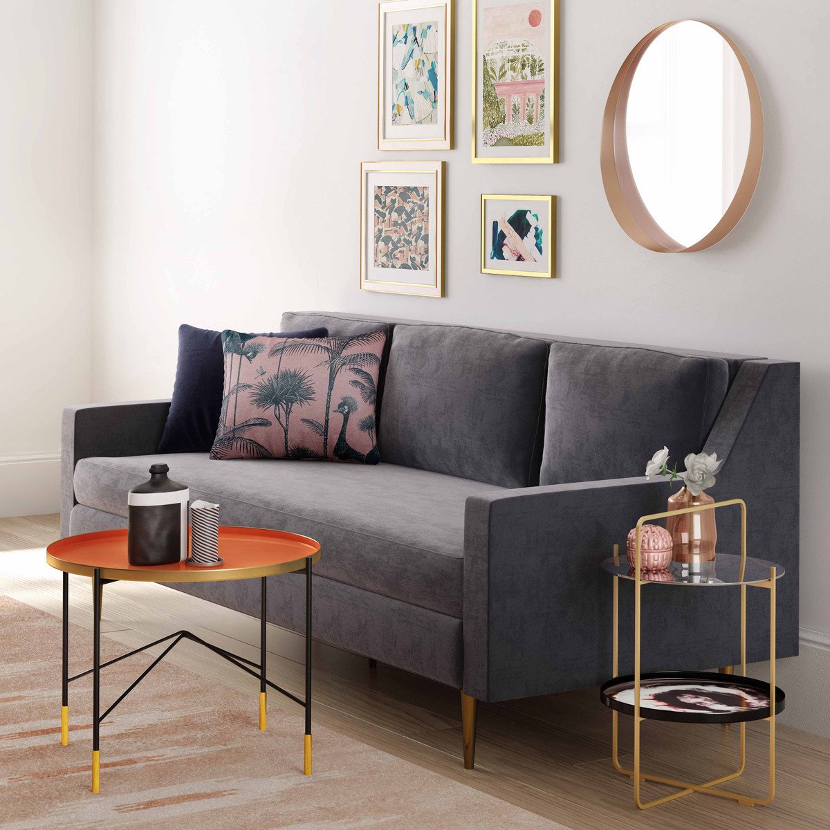 Enamel Side Table