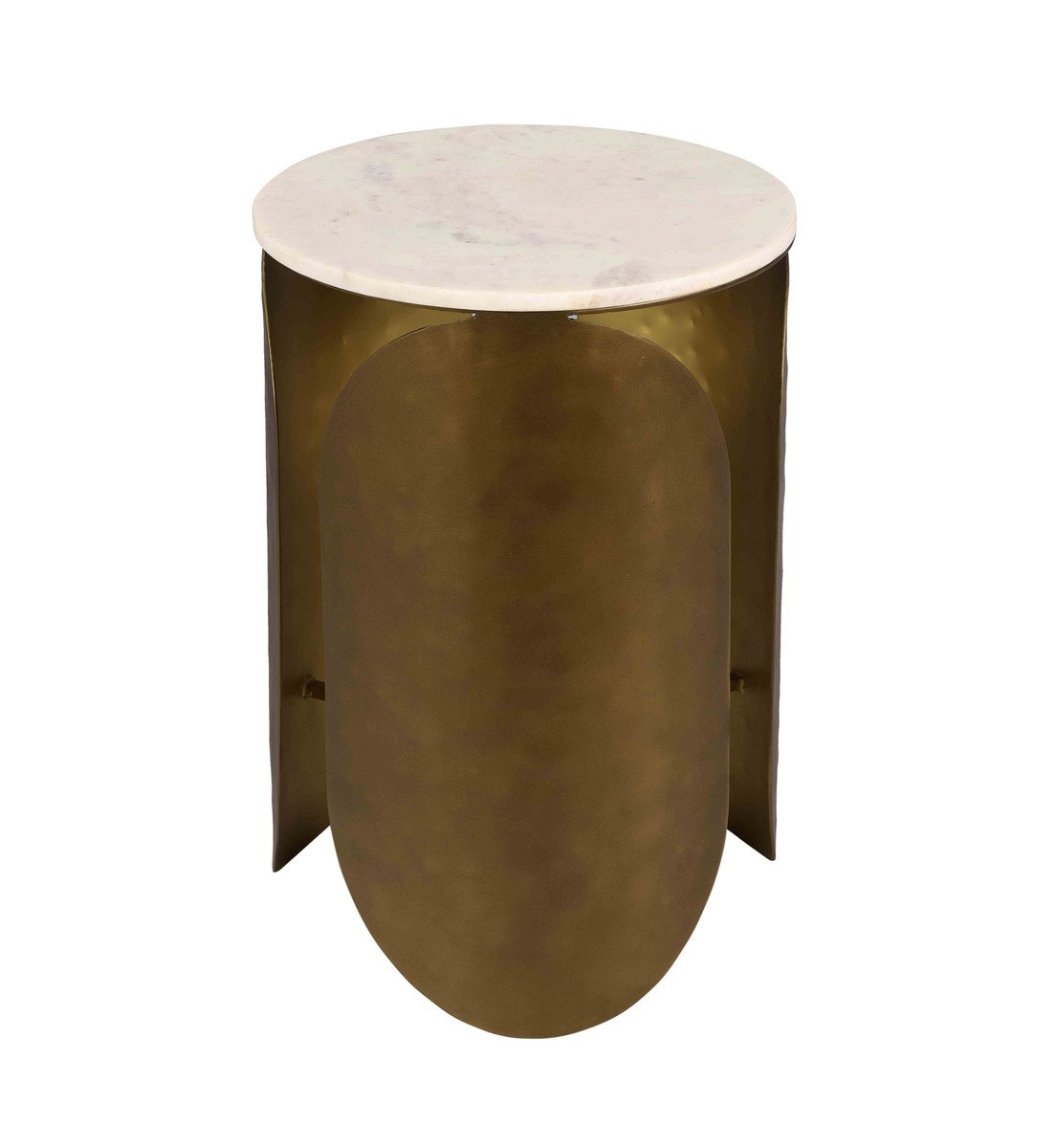 Indio White Marble Side Table