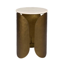 Load image into Gallery viewer, Indio White Marble Side Table