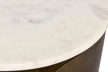 Load image into Gallery viewer, Indio White Marble Side Table