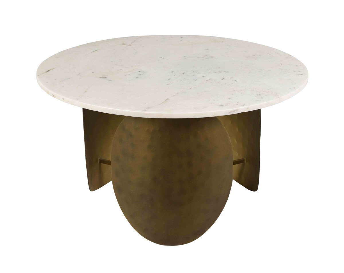 Indio White Marble Cocktail Table