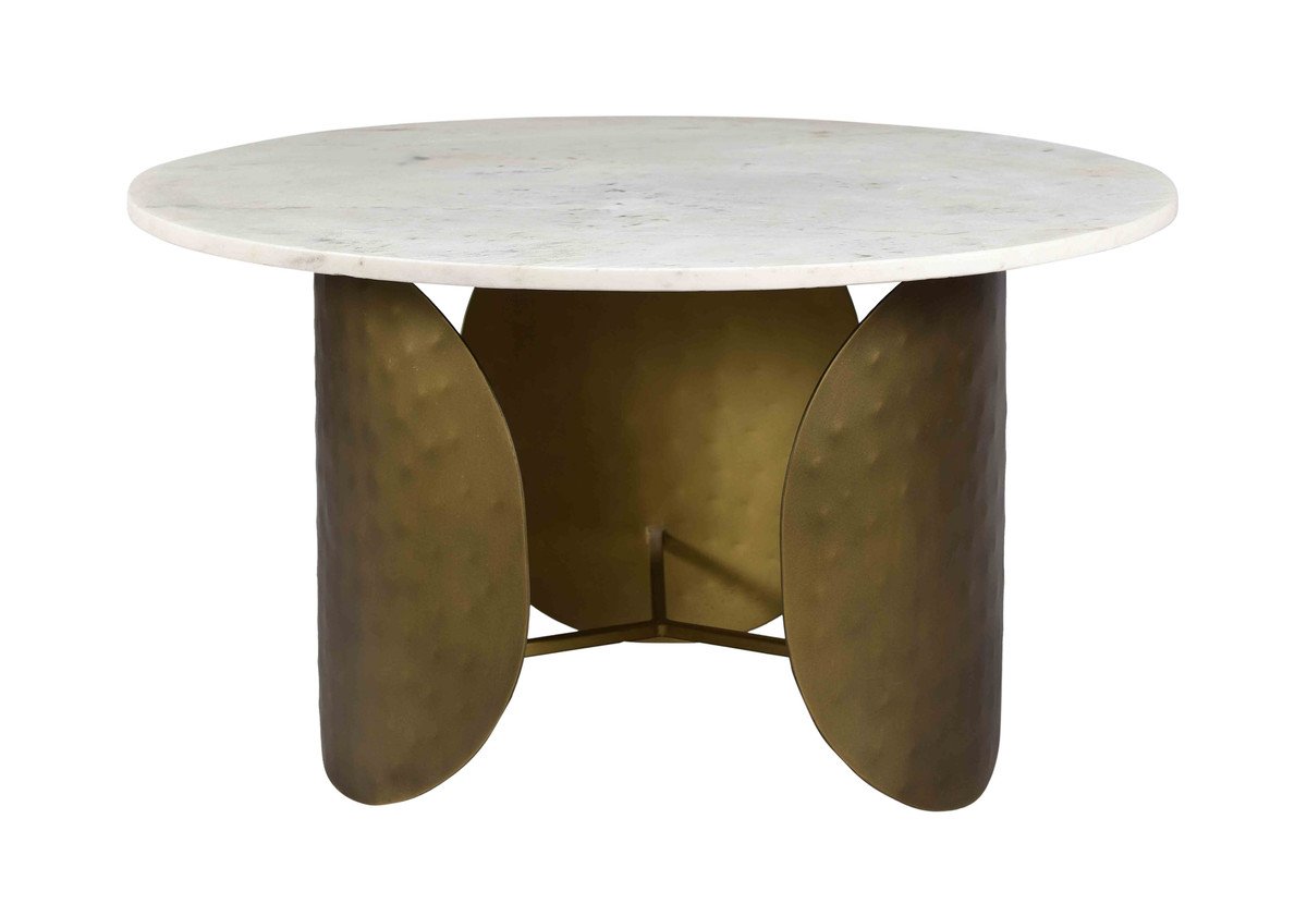 Indio White Marble Cocktail Table
