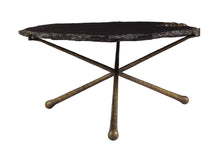 Load image into Gallery viewer, Serra Black Stone Cocktail Table