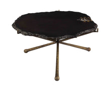 Load image into Gallery viewer, Serra Black Stone Cocktail Table