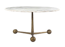 Load image into Gallery viewer, Orbital White Marble Cocktail Table