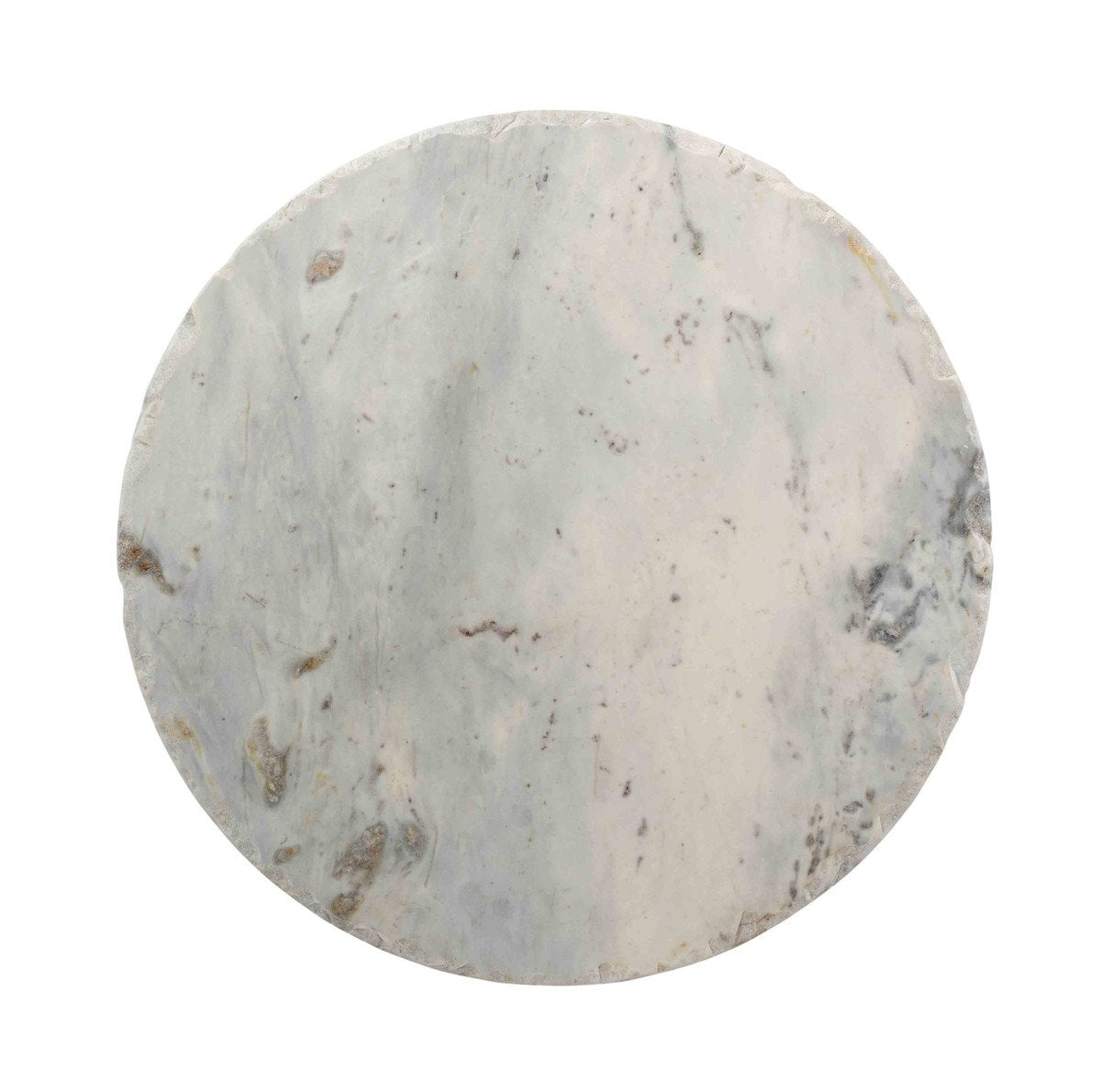 Orbital White Marble Cocktail Table