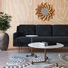 Load image into Gallery viewer, Orbital White Marble Cocktail Table