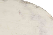 Load image into Gallery viewer, Orbital White Marble Side Table