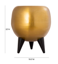 Load image into Gallery viewer, Spike Gold Side Table
