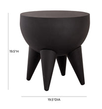 Load image into Gallery viewer, Spike Black Side Table