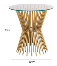 Load image into Gallery viewer, Grace Glass Side Table