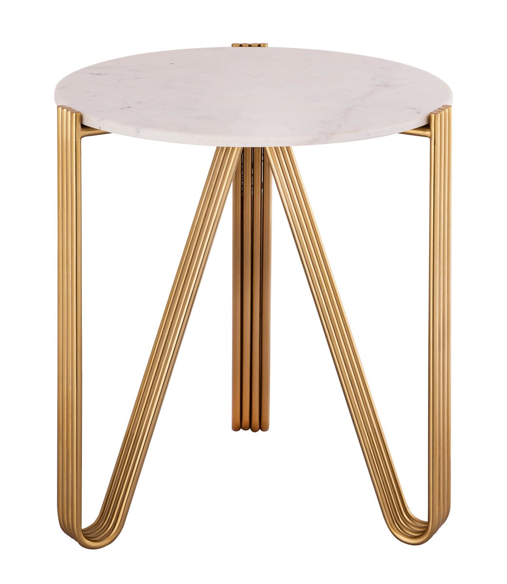 Aya Marble Side Table By Inspire Me! Home Decor