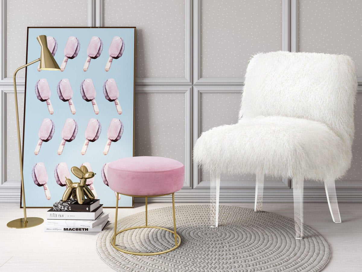 Nina Velvet Stool