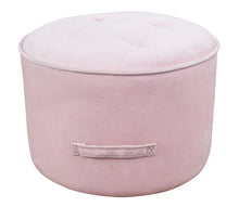Load image into Gallery viewer, Luna Velvet Ottoman