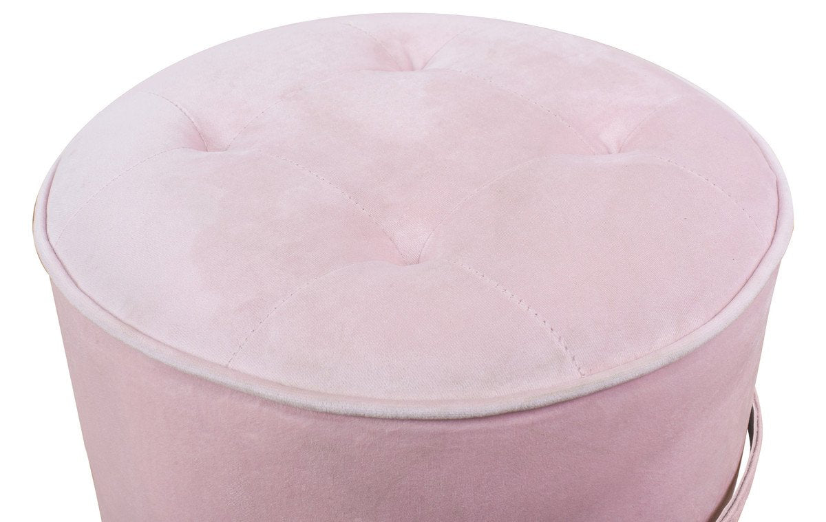 Luna Velvet Ottoman