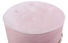Load image into Gallery viewer, Luna Velvet Ottoman
