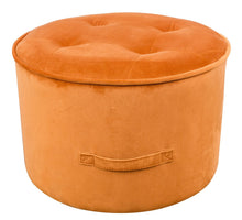 Load image into Gallery viewer, Luna Velvet Ottoman