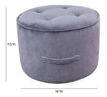 Load image into Gallery viewer, Luna Velvet Ottoman