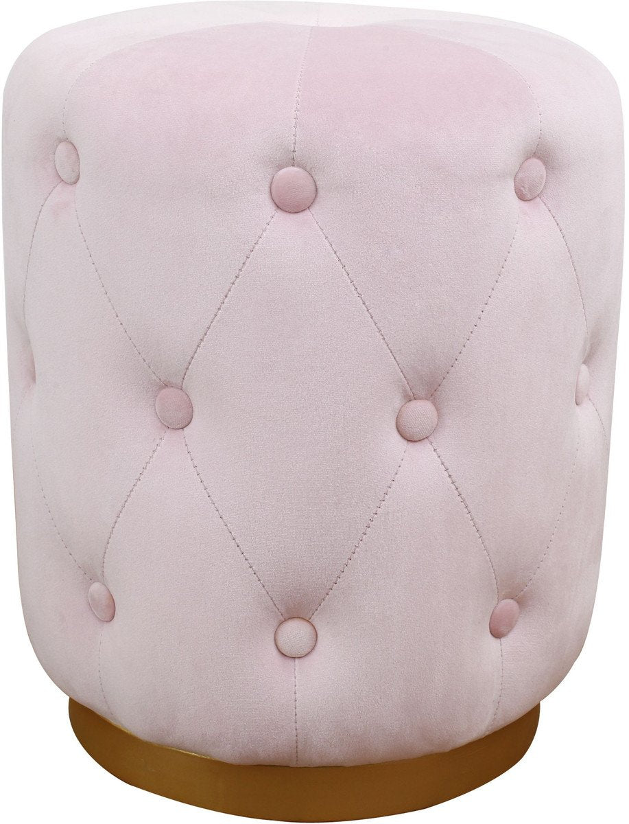 Skylar Velvet Ottoman