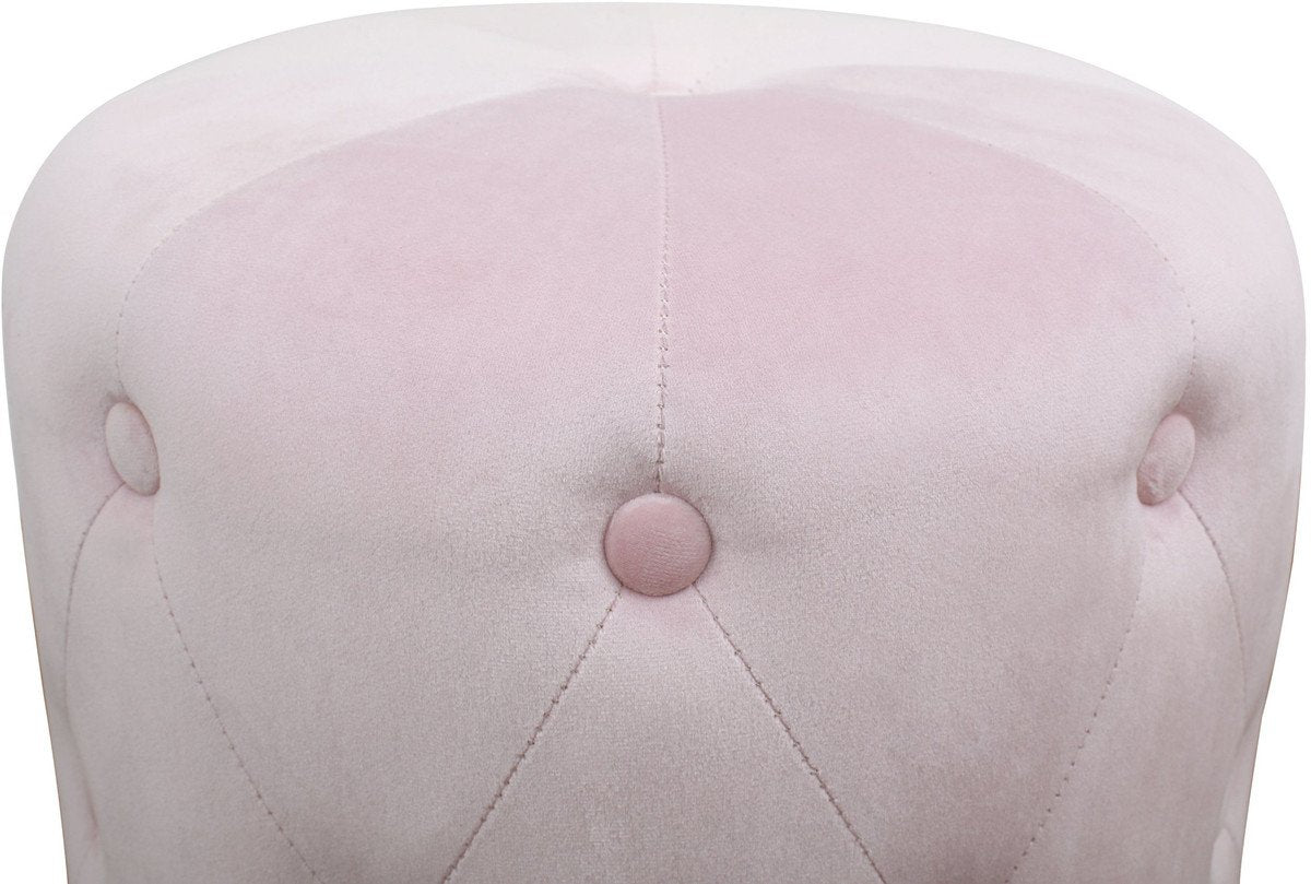 Skylar Velvet Ottoman